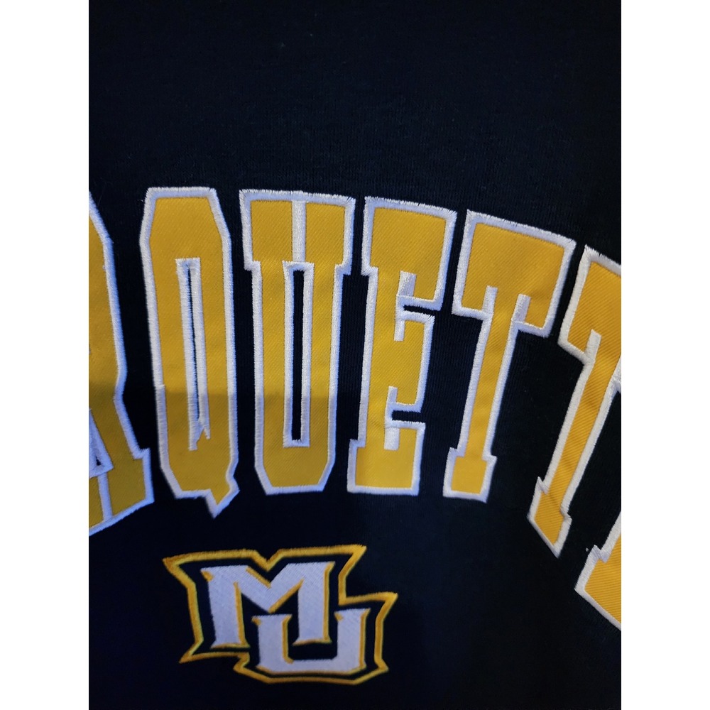 Colosseum Marquette University Sweatshirt Mens XL Navy Blue Golden Eagles MU NEW - Picture 3 of 5